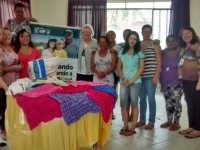 Encerramento de curso de corte e costura em Rio Negro